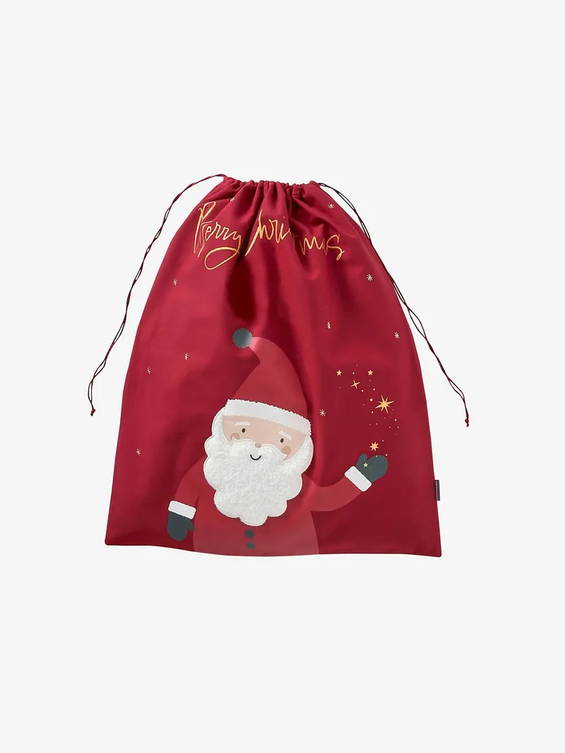 Vertbaudet Geschenkbeutel WEIHNACHTSMANN, Rot, – Produktbild 4 von 4