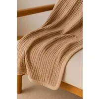 Sandiik Sandiik Musselin Plaid Soft Curve 120x180cm, Dunkelbeige, – Produktbild 1 von 1