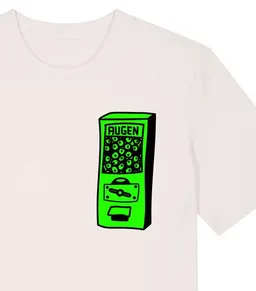 päfjes päfjes Der Augen Automat - Kaugummiautomat - Fair Wear Unisex Bio T-Shirt – Produktbild 1 von 1