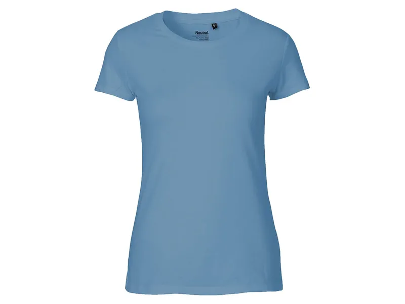 Neutral Neutral Bio-Damen-T-Shirt mit Rundhalsausschnitt, dusty indigo, Gr. S – Produktbild 1 von 1