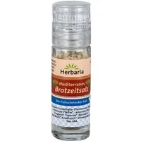 Herbaria Herbaria Bio-Gewürzsalz "Mediterranes Brotzeitsalz" in Glasmühle, 15 g – Produktbild 1 von 1