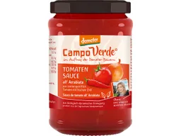Campo Verde Campo Verde Bio-Tomatensauce "all' Arrabiata" mit frischem Chili, 345 g – Produktbild 1 von 1