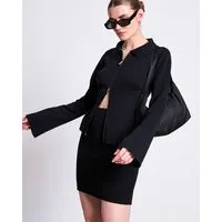 JAN N JUNE JAN N JUNE Strickrock LOKKA, Schwarz, – Produktbild 1 von 1
