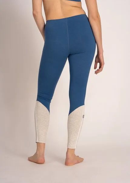 Bodyguard Bodyguard Upcycling Legging, Blaumelange/naturmelange, – Produktbild 3 von 5
