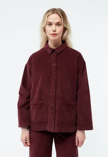 Givn Berlin Givn Berlin Cordjacke GBCHARLIE aus Bio-Baumwolle, Wine red (cord), – Produktbild 1 von 4