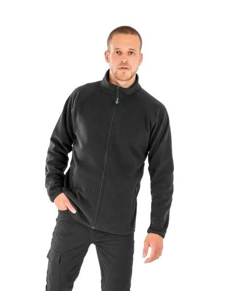 YTWOO YTWOO Recycelte Unisex Polarthermie-Fleecejacke, Schwarz, – Produktbild 3 von 3