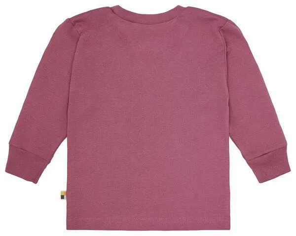 loud + proud loud + proud Babys & Kinder Schlafanzug, Pyjama Uni aus Feinripp, GOTS-zertifiziert, Grape(lila), – Produktbild 2 von 3