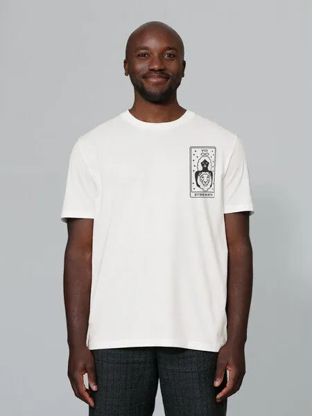 watapparel watapparel T-Shirt Unisex Tarot Strength, Off white, – Produktbild 1 von 4