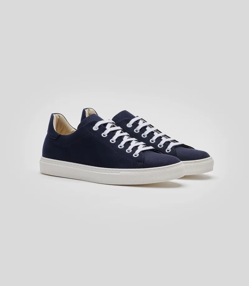Solari Milano Solari Milano Herren vegan Sneaker Aus Veganem Wildleder G1 Blau, Blau, – Produktbild 1 von 2
