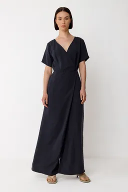 SKFK SKFK Damen vegan Jumpsuit Adela Schwarz – Produktbild 1 von 1