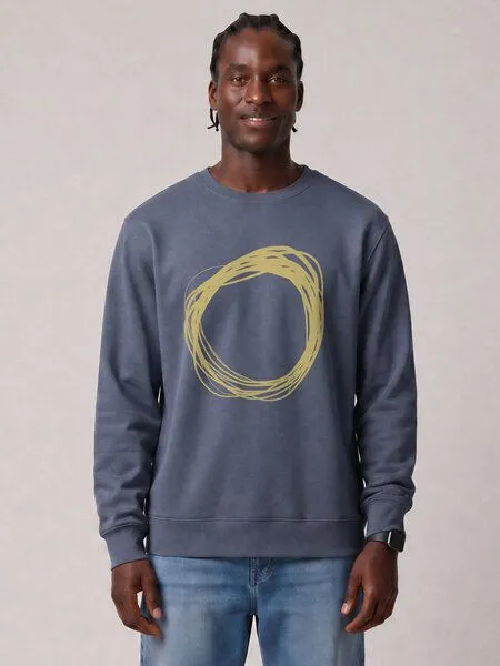 watapparel watapparel Sweatshirt Unisex Kreis, Blue grey, – Produktbild 2 von 2