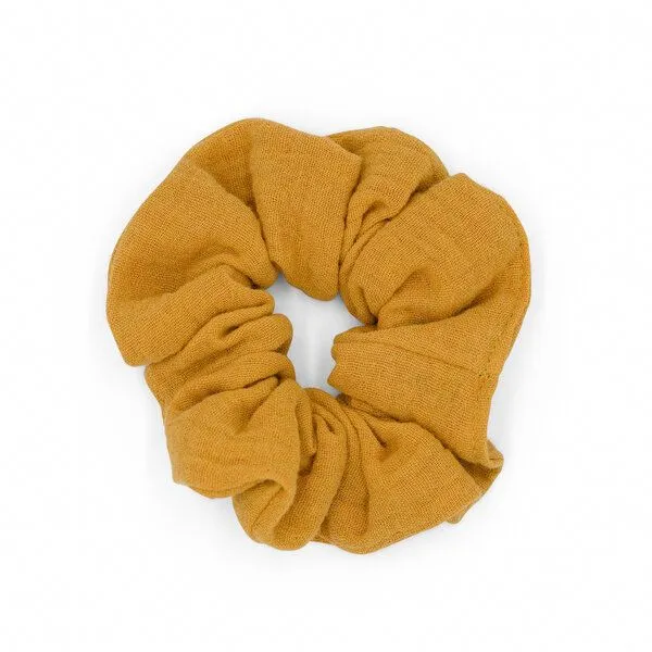 Hutch&Putch Hutch&Putch Musselin-Scrunchie • Kinder, Senfgelb, – Produktbild 1 von 1
