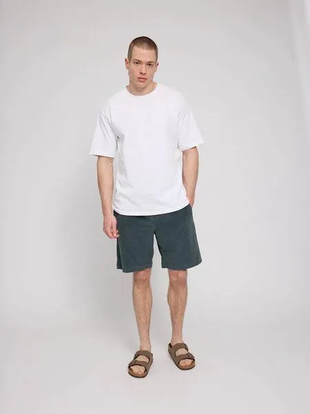 Mazine Mazine Shorts - Corduroy Pull-On Shorts - aus Bio-Baumwolle, Bottle (grün), – Produktbild 1 von 4