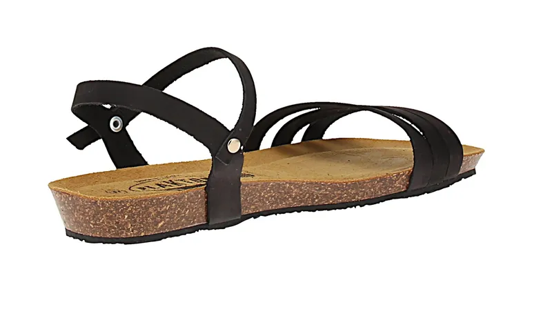 Plakton Plakton Damen Riemchensandaletten, Schwarz, – Produktbild 5 von 6