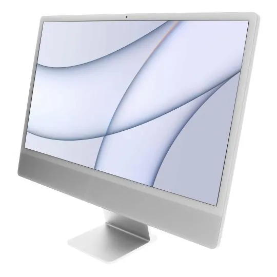 Apple Apple iMac 24" 4.5K Display (2021) M1 Chip 8-Core CPU | 7-Core GPU 1 TB SSD 16 GB silber, Silber, – Produktbild 1 von 4