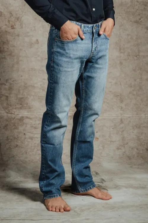 Kuyichi Kuyichi Herren vegan Jeans Nick Straight College Indigo, Blau, – Produktbild 2 von 2