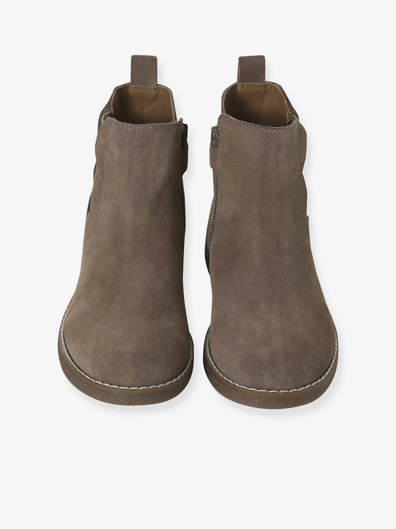 Vertbaudet Vertbaudet Mädchen Boots mit Reißverschluss, Taupe, – Produktbild 4 von 4