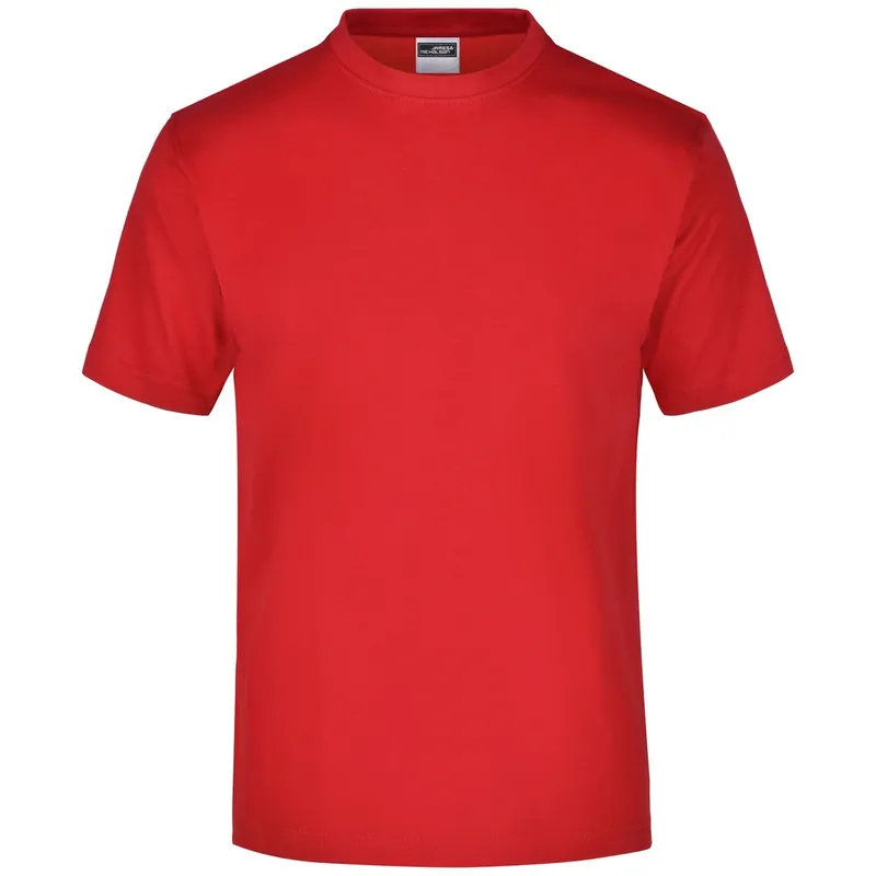 James & Nicholson James & Nicholson Komfort-T-Shirt aus Single-Jersey Herren JN001 Gr. XL tomato – Produktbild 1 von 1