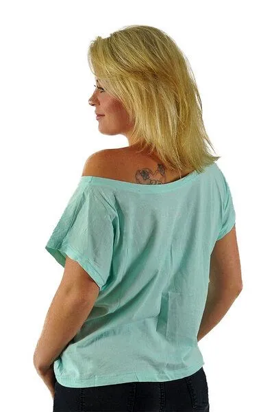 Human Family Human Family Kurzes, weit geschnittenes Damen T-Shirt - "Laid Back" – Produktbild 3 von 4