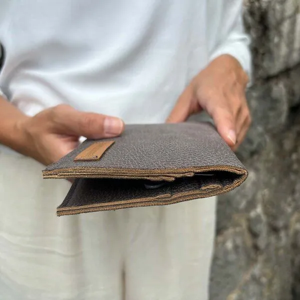 BOWLEANIES TASCHEN BOWLEANIES TASCHEN Mittelgroßer Geldbeutel, Dunkelgrau, – Produktbild 4 von 4