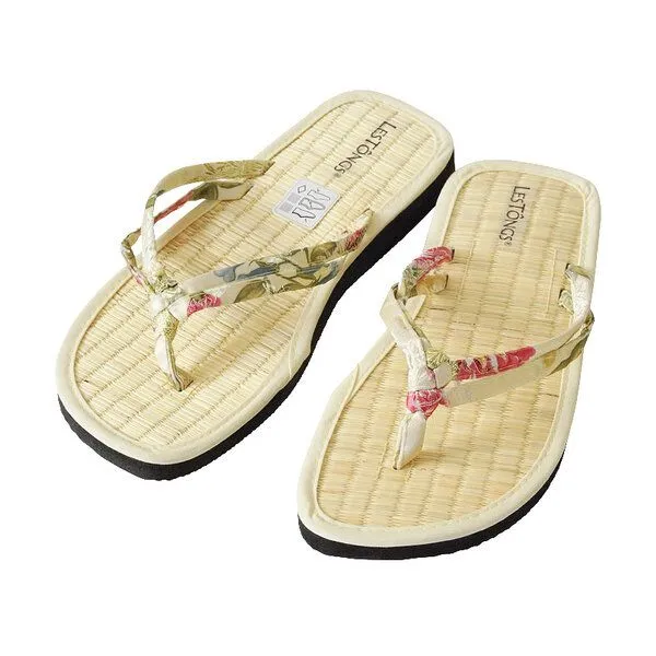 Les Tôngs Les Tôngs Juncus-D Offene Zimtsandalen Zimtsohle Flip Flops – Produktbild 1 von 4