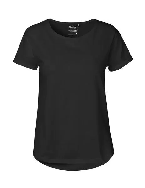 Neutral® - 3FREUNDE Neutral® - 3FREUNDE Frauen T-Shirt Roll-Up, Schwarz, – Produktbild 1 von 3