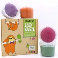neogrün neogrün Bio Spielknete "Easy Knete", 4er Set "Loki", rosa/lila/grün/orange – Produktbild 1 von 1