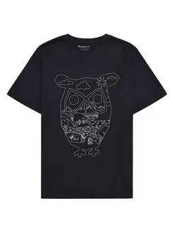 KnowledgeCotton Apparel KnowledgeCotton Apparel T-Shirt mit Front-Print aus Bio-Baumwolle – Produktbild 1 von 1
