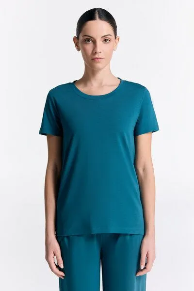 True North True North Damen Kurzarmshirt aus Bio-Baumwolle & Tencel Modal T1100, Libelle, – Produktbild 1 von 2
