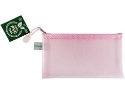 FolderSys FolderSys Kleinkram-Beutel "Candy Bag" mit RV, DIN lang, EVA, pastell rosé transparent – Produktbild 1 von 1