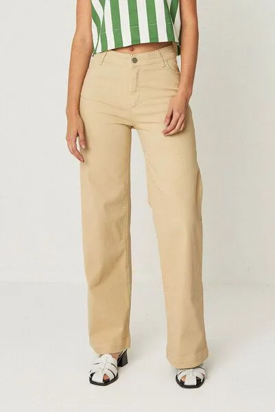 SKFK SKFK Ainhize Straight Leg Jeans - Sand – Produktbild 2 von 4