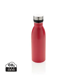 XD Collection XD COLLECTION Deluxe Wasserflasche aus RCS recyceltem Stainless-Steel, rot – Produktbild 1 von 1