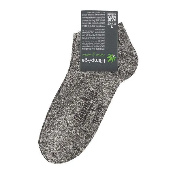 HempAge HempAge Sneakersocken, Schwarz, – Produktbild 3 von 4
