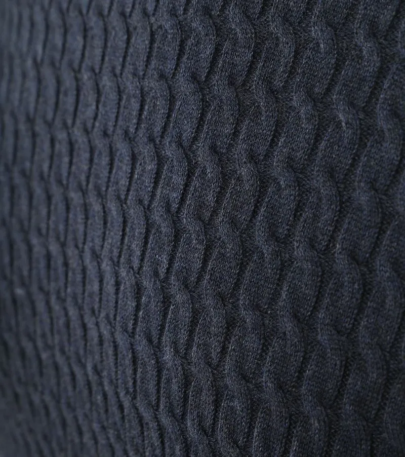 Suitable Suitable Rollkragen Cable Navy - Größe XXL, Dunkelblau, – Produktbild 4 von 5