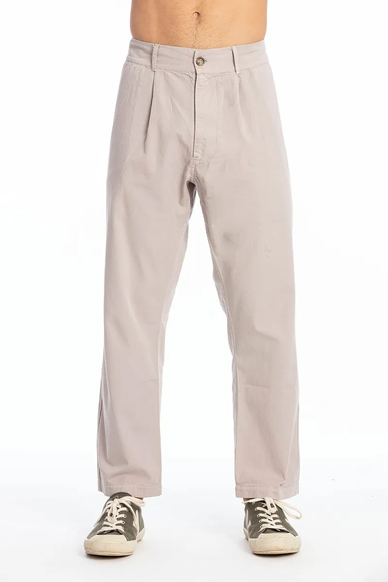 RAVENS VIEW IBIZA RAVENS VIEW IBIZA Herren vegan Hose Luc Stone Grey, Beige, – Produktbild 1 von 2