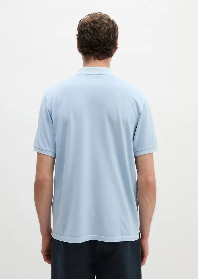 Marc O'Polo Marc O'Polo Poloshirt Piqué Dusted Blau - Größe XL, Hellblau, – Produktbild 5 von 5