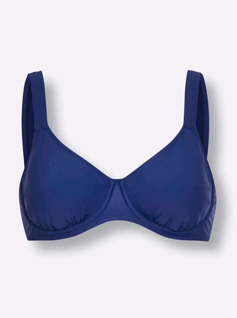 feel good Bikini-Oberteil royalblau, Royalblau, – Produktbild 1 von 2