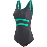 True North True North Damen Sport-Badeanzug – Nachhaltig, ECONYL® Recycled, Made in EU, Schnelltrocknend, Titanium, – Produktbild 1 von 1