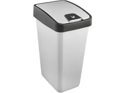 Keeeper keeeper Abfalleimer "Magne" mit Flipdeckel, 45 l, silber – Produktbild 1 von 1