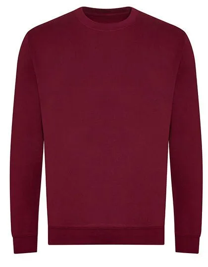 Just Hoods Just Hoods Organic Sweatshirt, Burgundy, – Produktbild 2 von 3