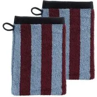La Cerise sur le Gâteau La Cerise sur le Gâteau Waschlappen Bio-Baumwolle Charly (2er Set), Blau, – Produktbild 1 von 1