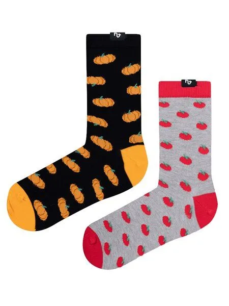 Natural Vibes Natural Vibes Bunte Socken Bio GOTS | Herren Damen Socken | Gemüse, 2 pack, – Produktbild 1 von 4