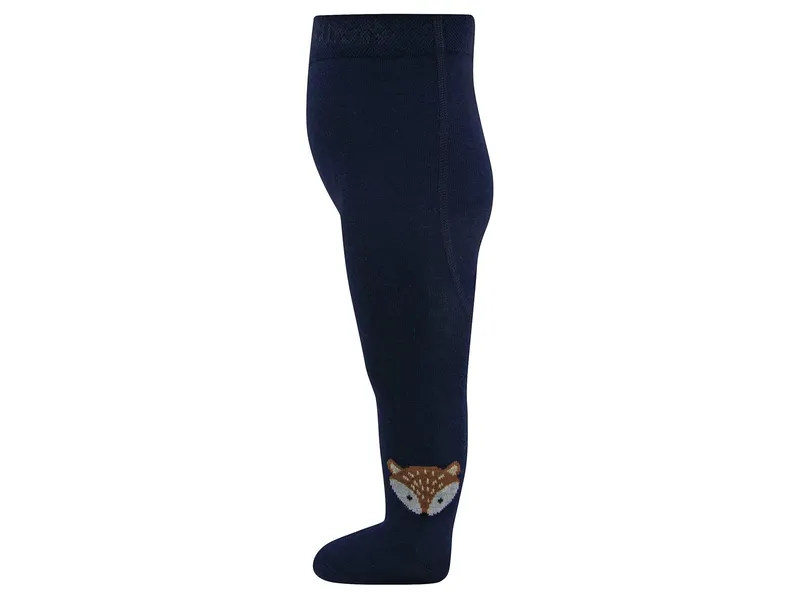 Ewers Baby- und Kinderstrumpfhose Fuchs blau Gr.110/116, Natur, blau, – Produktbild 1 von 1