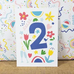 Bow & Hummingbird Bow & Hummingbird Postkarte Two/Zwei – Produktbild 1 von 1