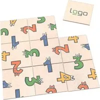 Knobelspiel "Trifficult" FSC-zertifiziert, inkl. Baumwollsack, inkl. 1-4-farbigem Aufdruck – Produktbild 1 von 1