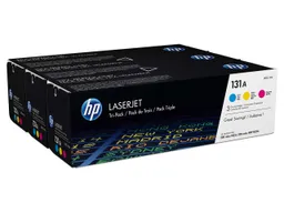 Hewlett Packard hp 3er Set Druckkassetten U0SL1AM, Nr. 131 cyan, magenta, gelb – Produktbild 1 von 1