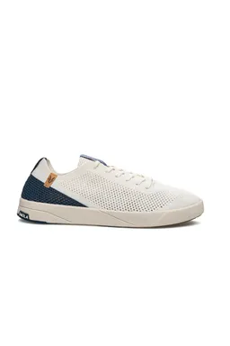 SAOLA SAOLA Herren vegan Sneaker Herren Ezo Weiß Marine – Produktbild 1 von 1