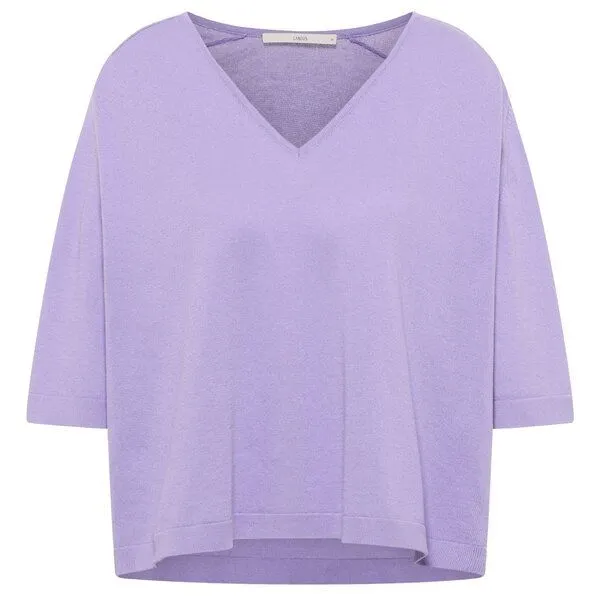LANIUS LANIUS Strickshirt aus Bio-Baumwolle, Verbena, – Produktbild 1 von 5