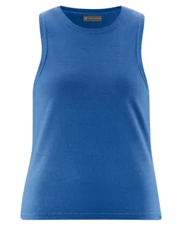 HempAge Hempage Damen vegan Sportliches Crop Top In Königsblau – Produktbild 1 von 1
