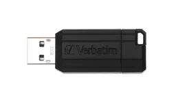 Verbatim Verbatim USB-Stick 'PinStripe' schwarz, 32GB, USB 2.0 – Produktbild 1 von 1